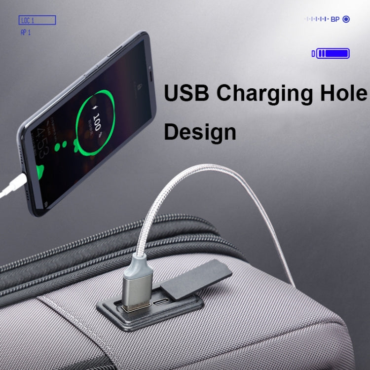 Bopai 61-121518 Multi-compartment Waterproof Expandable Backpack with USB Charging Hole(Dark Gray) by Bopai