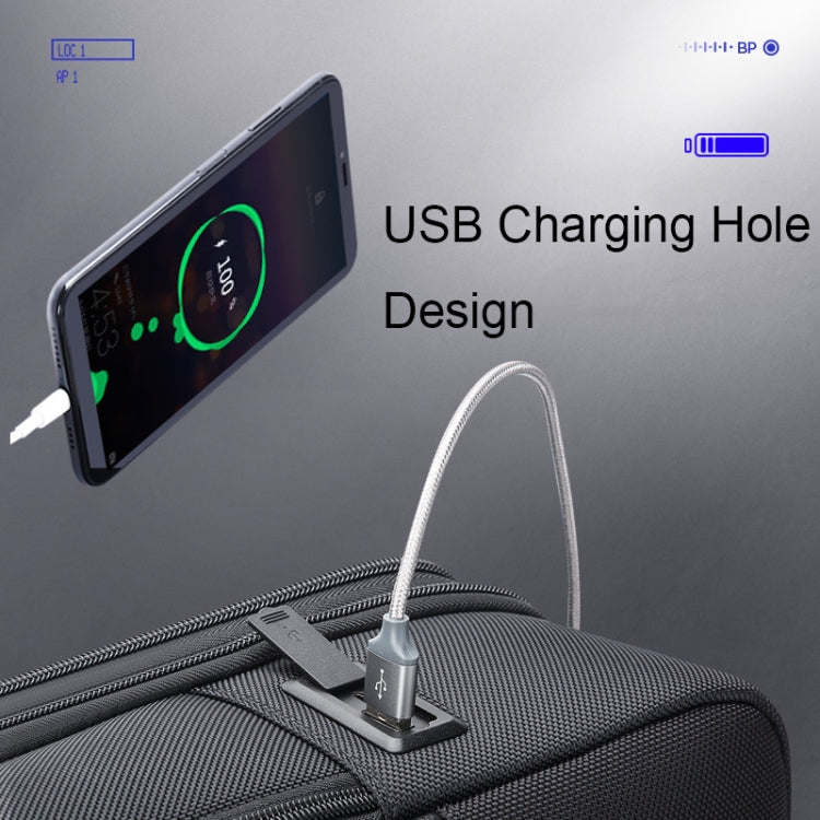 Bopai 61-120621A Outdoor Waterproof Laptop Backpack with USB Charging Port, Spec: Regular Version by Bopai