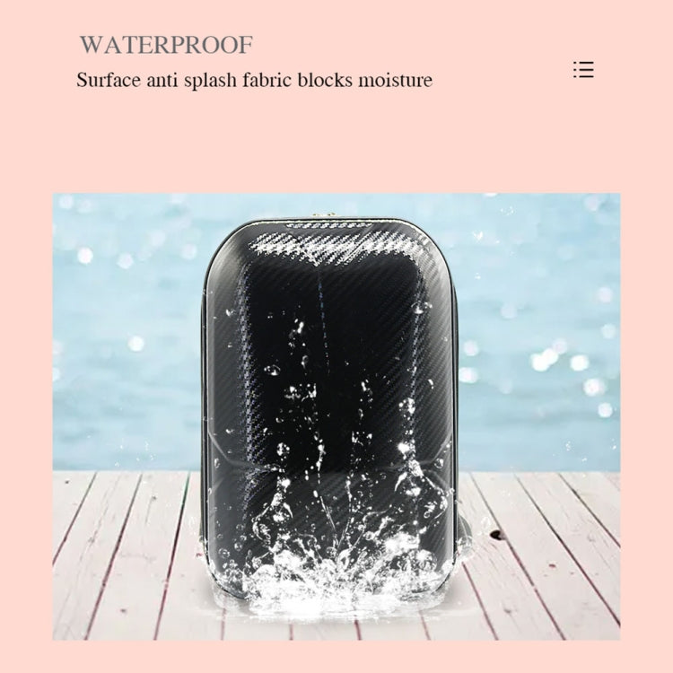 Hard Shell PC Carbon Fiber Backpack for DJI Mini 3 Pro Drone(Dark Grey) by bashfashion