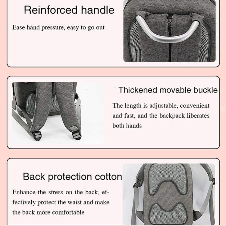 Hard Shell PC Carbon Fiber Backpack for DJI Mini 3 Pro Drone(Dark Grey) by bashfashion