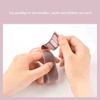 220mm For AirTag Tracker Child Adult Nylon Strap Wristband Protective Case (Bright Yellow) by bashfashion