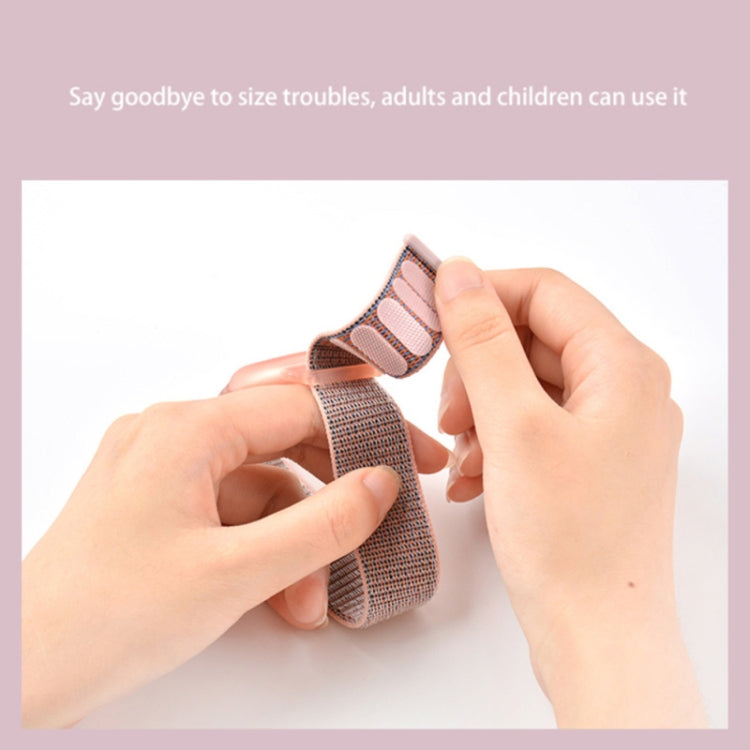 170mm For AirTag Tracker Child Adult Nylon Strap Wristband Protective Case (Red) by bashfashion