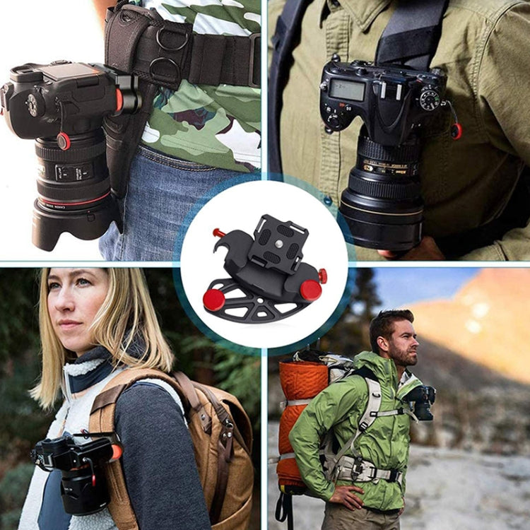 JMSUZ JMSUZ12412 For GoPro Quick Hanging Outdoor SLR Camera Waist Buckle(Red) by JMSUZ