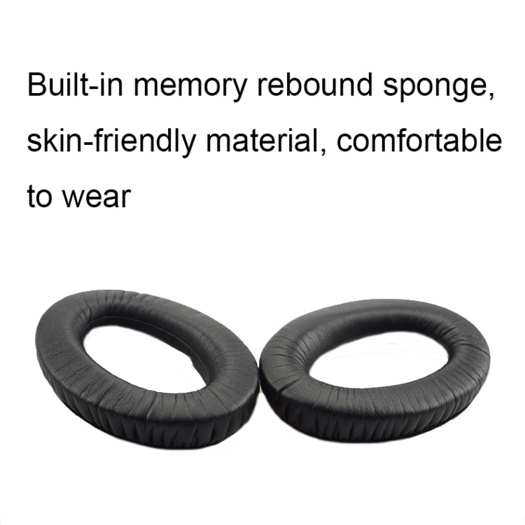2 PCS Headset Earmuffs Sponge Case For Sennheiser PXC450/PXC350/PC350, Spec: Black Velvet by bashfashion