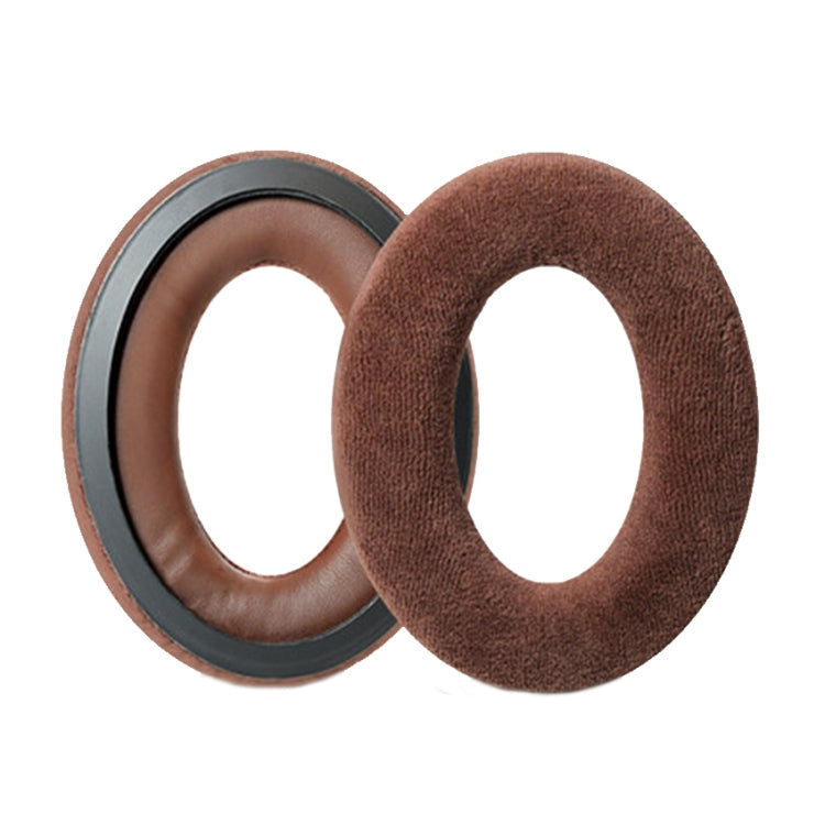 2 PCS Headset Earmuffs Sponge Case For Sennheiser PXC450/PXC350/PC350, Spec: Brown Velvet by bashfashion