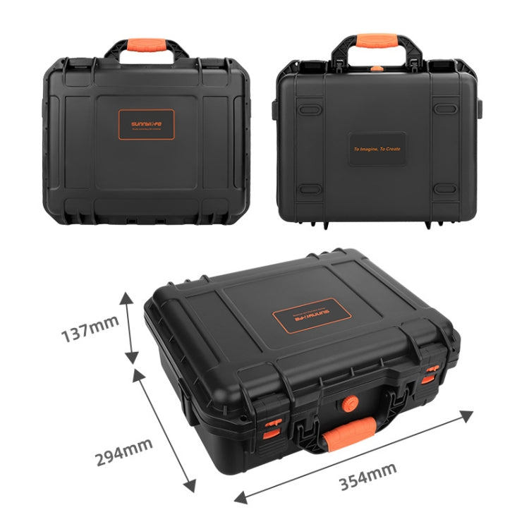 Sunnylife AQX-5 For Mavic 3 Waterproof Safety Box Outdoor Drop Resistant Suitcase(Black) by Sunnylife