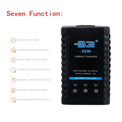 B3 20W Model Fixed Wing Drone Lithium Battery Charger(US Plug) by bashfashion