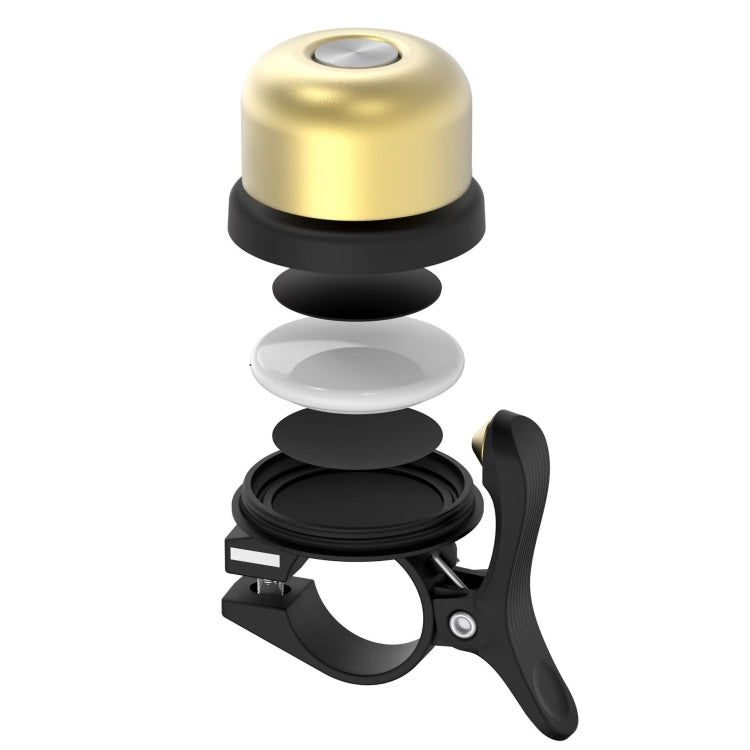For AirTag Bicycle Hidden Locator Anti-theft Ring Bell Generation 2 Golden by bashfashion