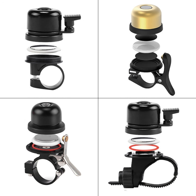 For AirTag Bicycle Hidden Locator Anti-theft Ring Bell Generation 2 Black by bashfashion