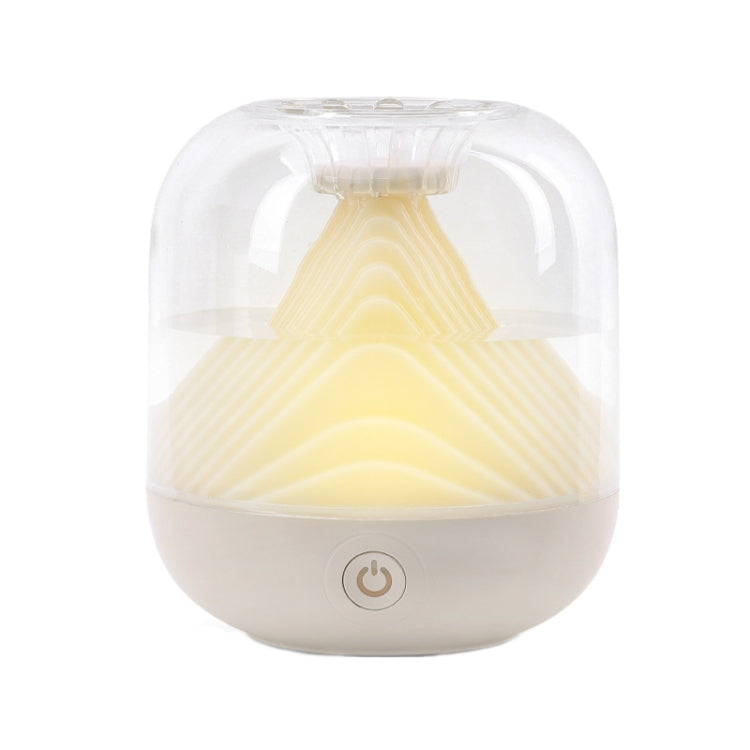 FX-039 USB Charging Ambient Light Humidifier Mountain Mini Wireless Humidifier(White) by bashfashion