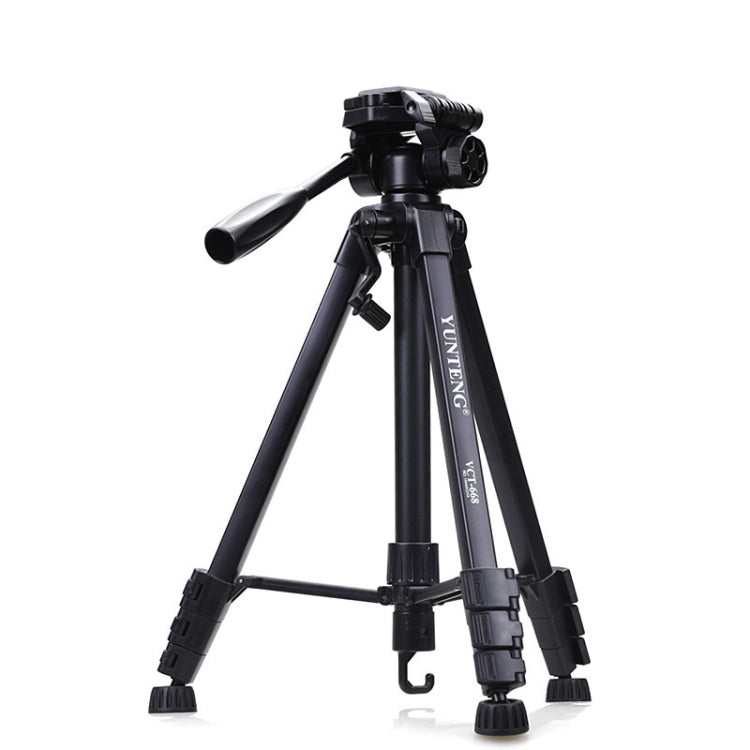 YUNTENG VCT-668RM Portable SLR Camera Tripod Mobile Phone Live Broadcast Support(Black) by YUNTENG