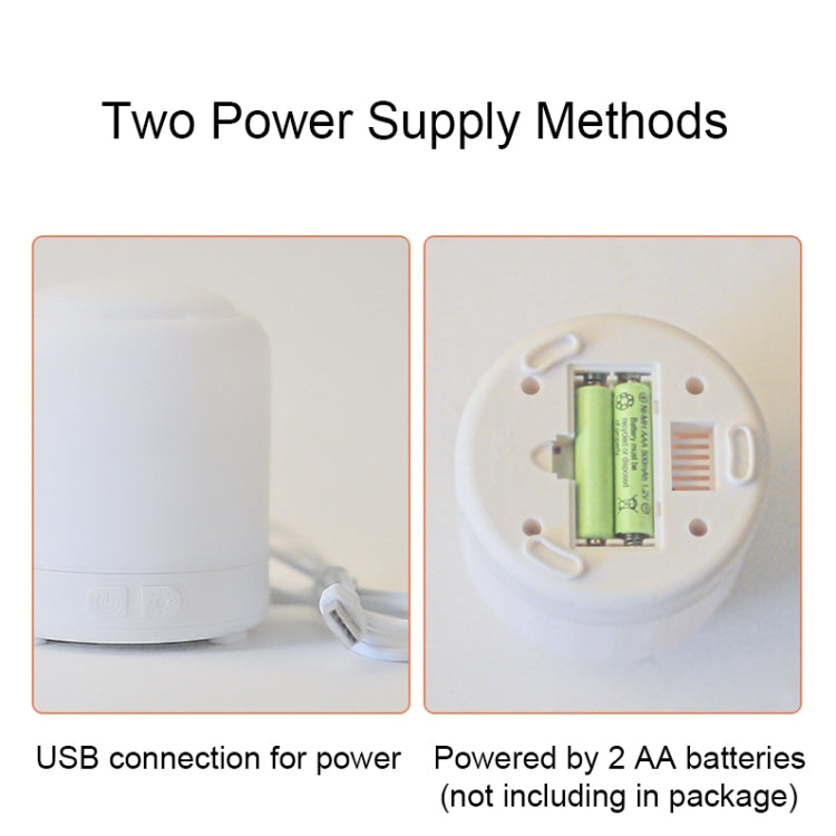 RD1909 Portable RGB Light Effect Anhydrous Aromatherapy Lamp, Spec: Wood Multi-hole by bashfashion