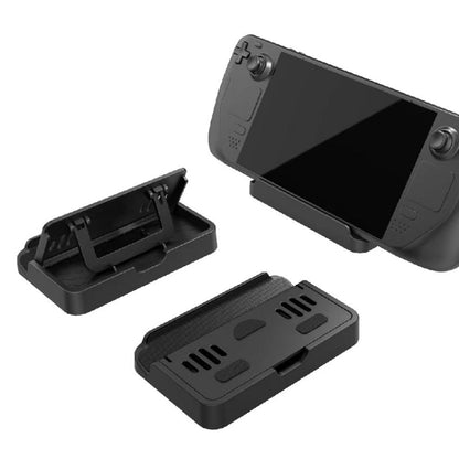 PGTECH For Steam Deck Adjustable Folding Console Stand + Trackpad Sticker Set by bashfashion