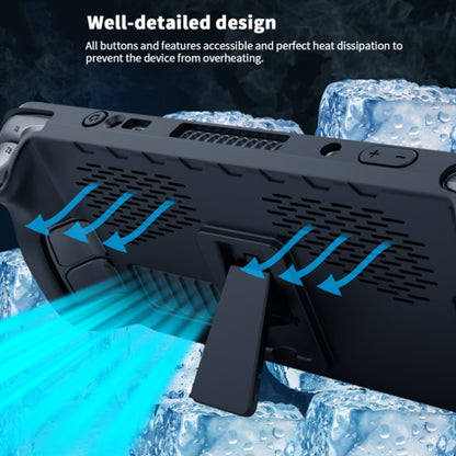 JYS For Steam Deck Handheld TPU Case + Touchpad Button Sticker by bashfashion