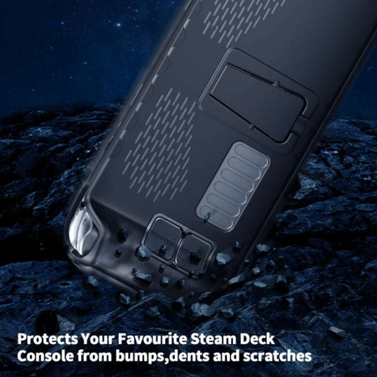 JYS For Steam Deck Handheld TPU Case + Touchpad Button Sticker by bashfashion