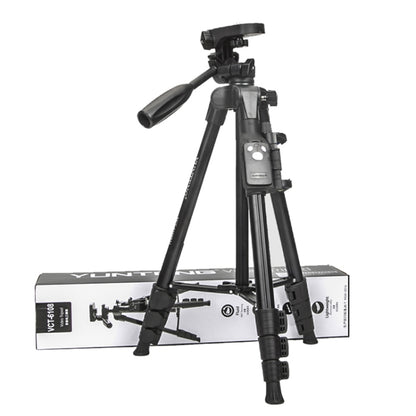 YUNTENG 6108 Camera Tripod With Mobile Phone Bluetooth Remote Control by YUNTENG