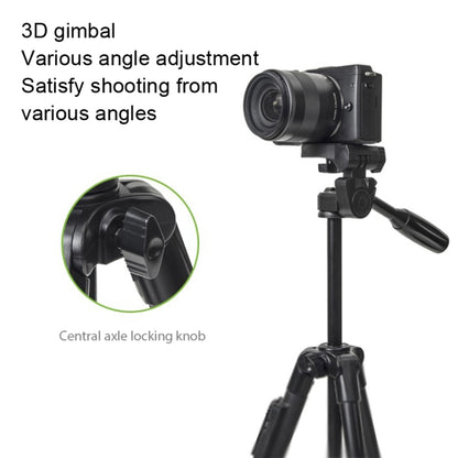 YUNTENG 6108 Camera Tripod With Mobile Phone Bluetooth Remote Control by YUNTENG