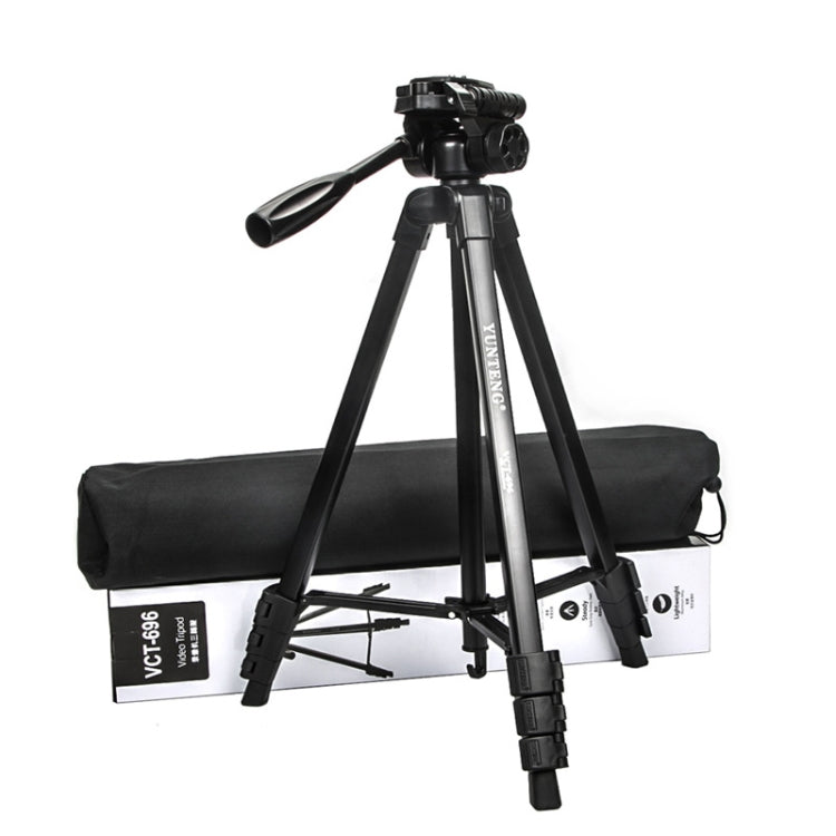 YUNTENG 696 SLR Tripod General Mobile Phone Stand(Black) by YUNTENG