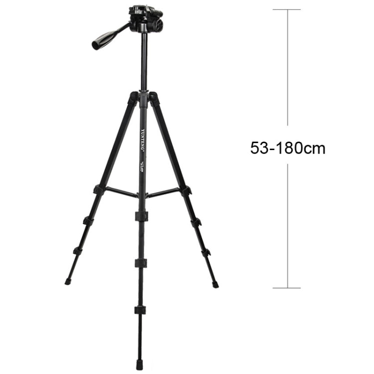 YUNTENG 696 SLR Tripod General Mobile Phone Stand(Black) by YUNTENG