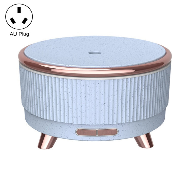 Ultrasonic Aromatherapy Diffuser Humidifier Essential Oil Diffuser AU Plug(Blue Flower Dot) by bashfashion