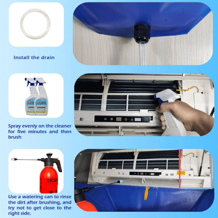 10 In 1 Air Conditioner Cleaning Cover Portable Split Air Conditioning Cleaning Bag by bashfashion