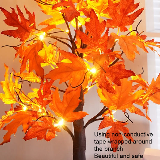 SJ-SD068 LED Maple Home Decoration Light Christmas Party Lighted Tree, Style: Detachable Base+Timing by bashfashion