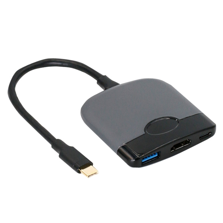 H0231 For Mobile / Nintendo Switch Expansion Dock Portable Base(Black Grey) by bashfashion