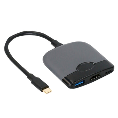 H0231 For Mobile / Nintendo Switch Expansion Dock Portable Base(Black Grey) by bashfashion