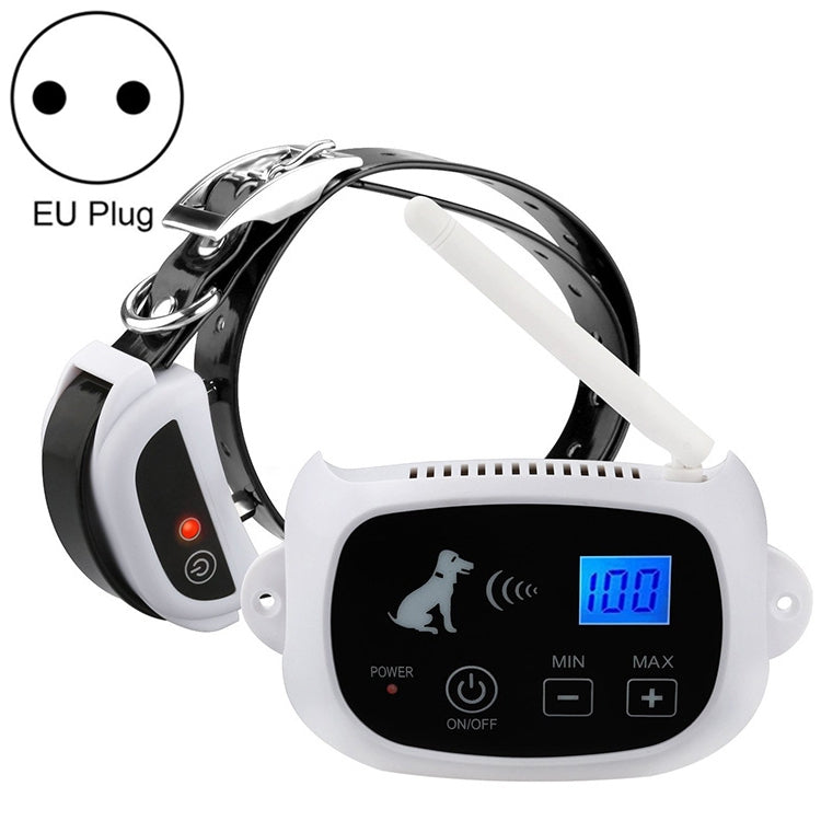 KD-661 500m Wireless Electric Dog Pet Fence Shock Collar,Spec: For One Dog(EU Plug) by bashfashion