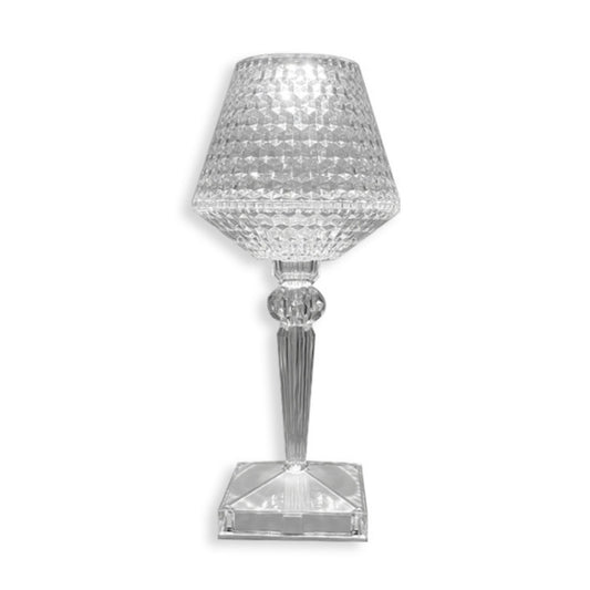 Bedside Crystal Table Lamp LED Wine Glass Night Light, Specification: Remote Control RGB16 Colors by bashfashion