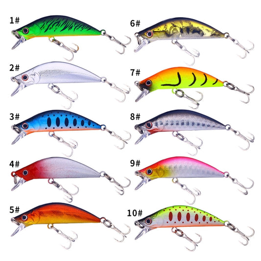 HENGJIA MI215 Submerged Mino Long-distance Casting Lure, Size: 5.5cm 5.5g(10 Color) by HENGJIA