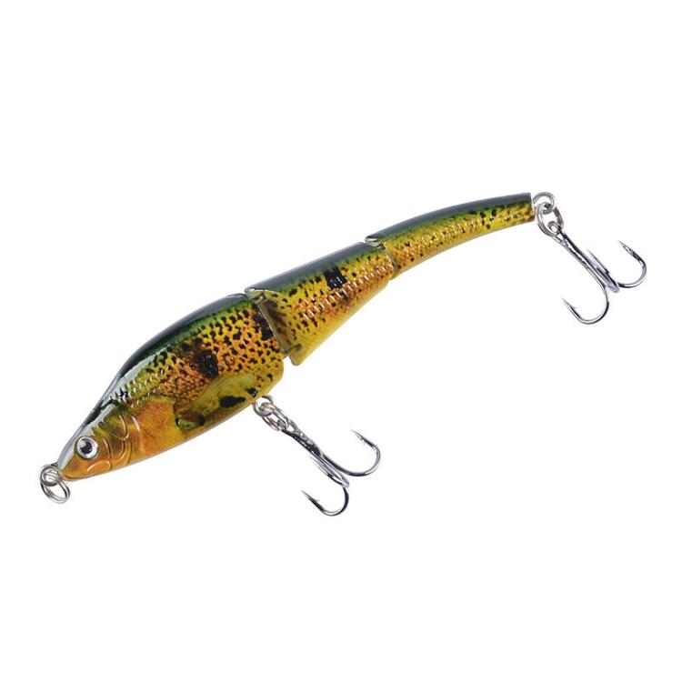 LB22 9.5cm/8.9g Multi-section VIB Plastic Hard Lures Painted Bionic Lures(2) by bashfashion