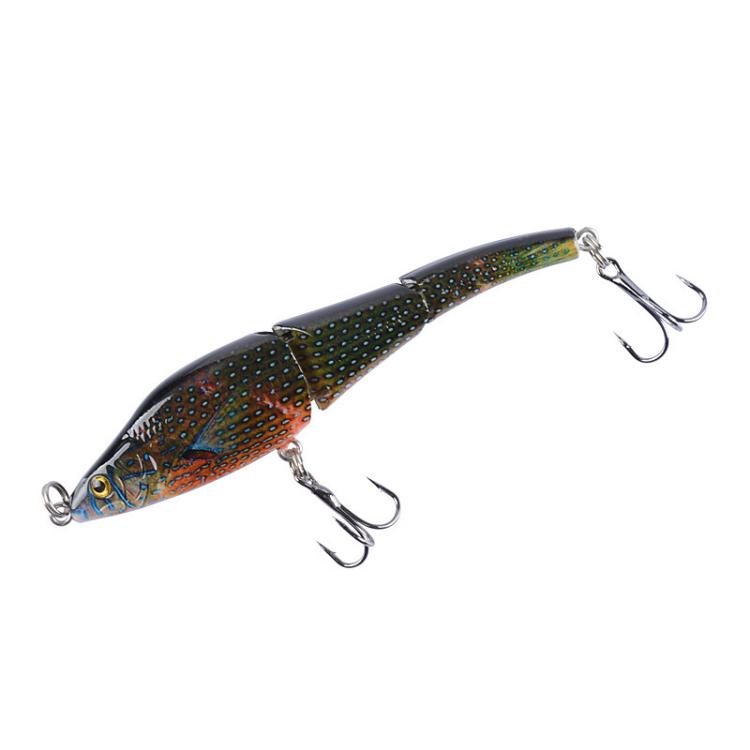 LB22 9.5cm/8.9g Multi-section VIB Plastic Hard Lures Painted Bionic Lures(5) by bashfashion