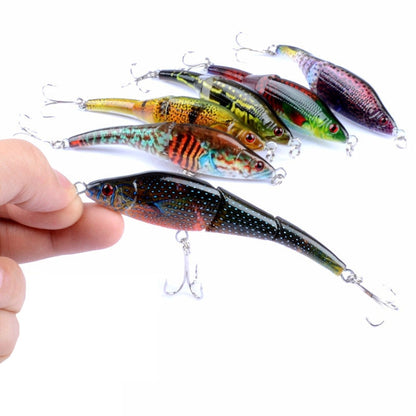 LB22 9.5cm/8.9g Multi-section VIB Plastic Hard Lures Painted Bionic Lures(1) by bashfashion