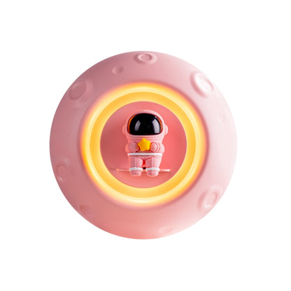 K-1101 Astronaut Automatic Timer Smart Aromatherapy Machine With Small Night Light(Pink) by bashfashion