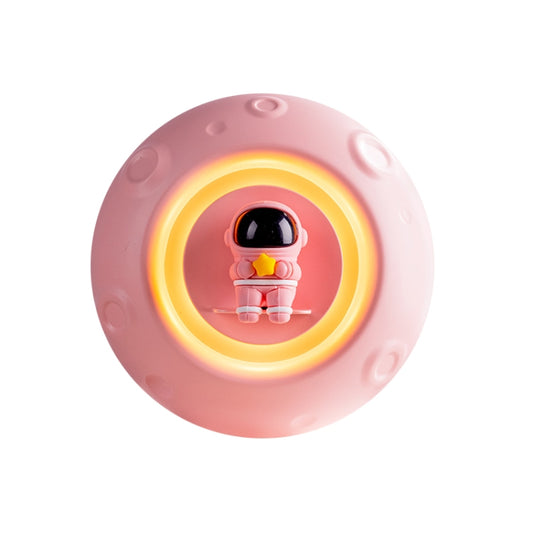 K-1101 Astronaut Automatic Timer Smart Aromatherapy Machine With Small Night Light(Pink) by bashfashion