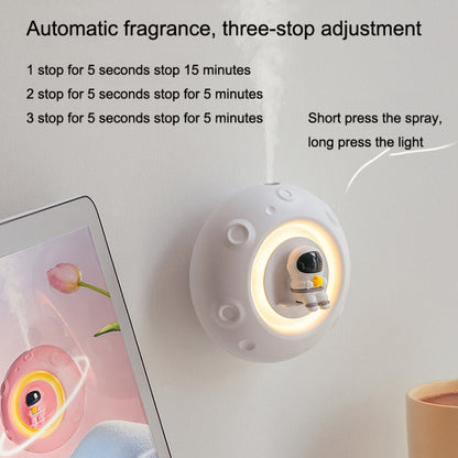 K-1101 Astronaut Automatic Timer Smart Aromatherapy Machine With Small Night Light(Pink) by bashfashion