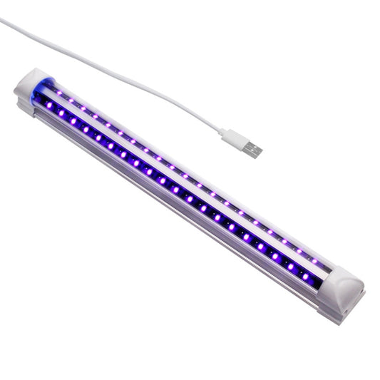CHX-hd01 10W 40 LEDs Purple Light Decorative Lamp USB Bar Fluorescent Light, Spec: Two-color Type by bashfashion