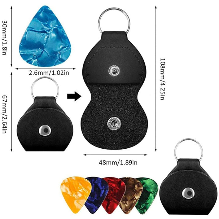 9 PCS / Set Folk Wood Bass Guitar Tuning Clip Tuner Instrument Set by bashfashion