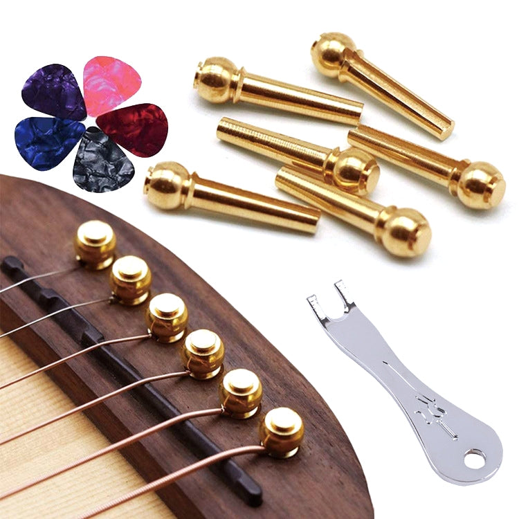 12 PCS / Set Folk Wood Bass Guitar Tuning Clip Tuner Instrument Set by bashfashion