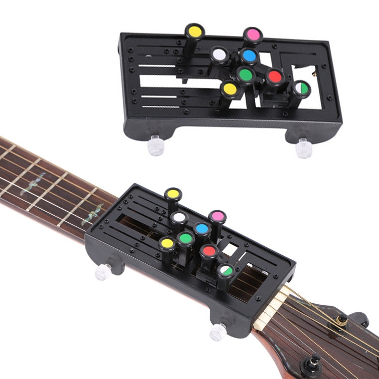 Folk Ukulele Guitar Chord Assist Beginners Guitar Boosters(Black) by bashfashion
