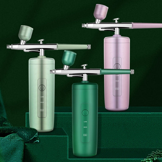 High Pressure Nano Injection Instrument Home Portable Moisturizing Spray(Grass Green) by bashfashion