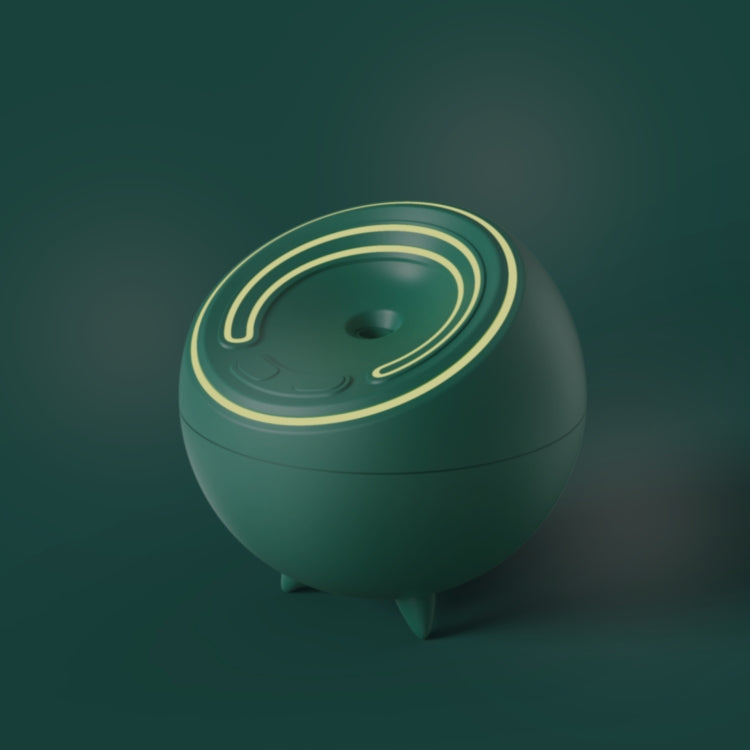 X-H05 250 ml Water Tank Small Humidifier USB Plug-in Sprayers With Night Light(Green) by bashfashion