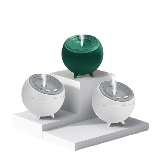 X-H05 250 ml Water Tank Small Humidifier USB Plug-in Sprayers With Night Light(Green) by bashfashion