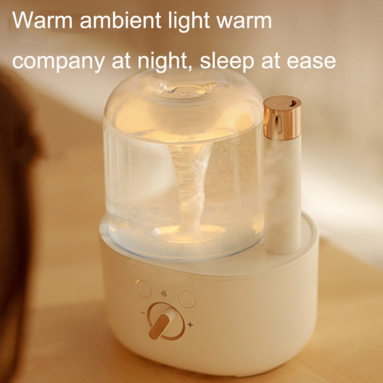 Large Capacity Humidifying Aromatherapy Machine Home Automatic Fragrance Sprayer With Night Light(White) by bashfashion