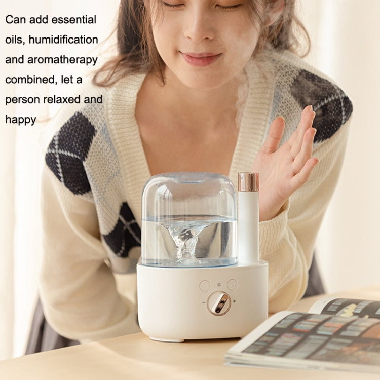 Large Capacity Humidifying Aromatherapy Machine Home Automatic Fragrance Sprayer With Night Light(White) by bashfashion