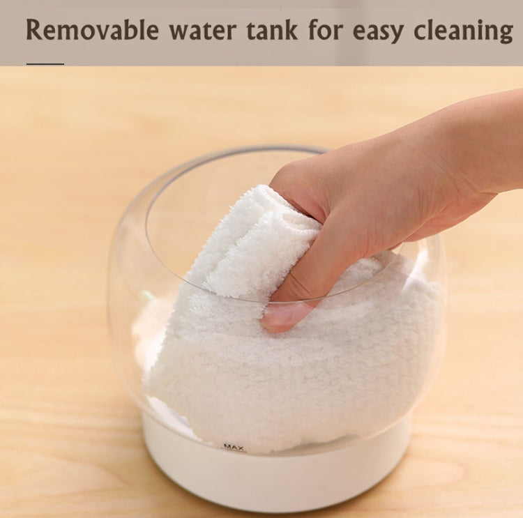 400ml Rose Aromatherapy Diffuser Timing Humidifier with Seven-color Light,CN Plug(White) by bashfashion