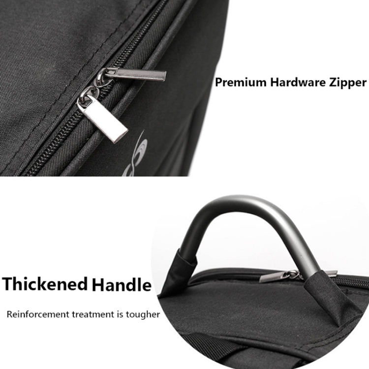 For DJI FPV Drone Shoulder Bag Waterproof Wear-resistant Oxford Fabric Storage Bag(Black) by bashfashion