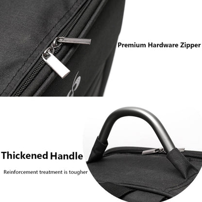 For DJI FPV Drone Shoulder Bag Waterproof Wear-resistant Oxford Fabric Storage Bag(Black) by bashfashion