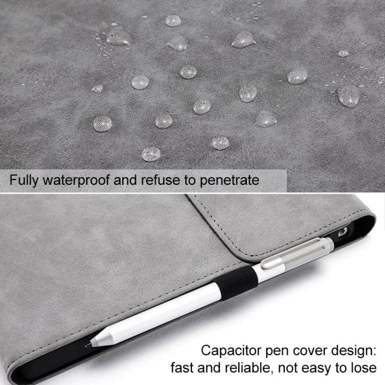 For Microsoft Surface Pro 8 Tablet Protective Case Holder(South African Sheepskin Gray Case) by bashfashion